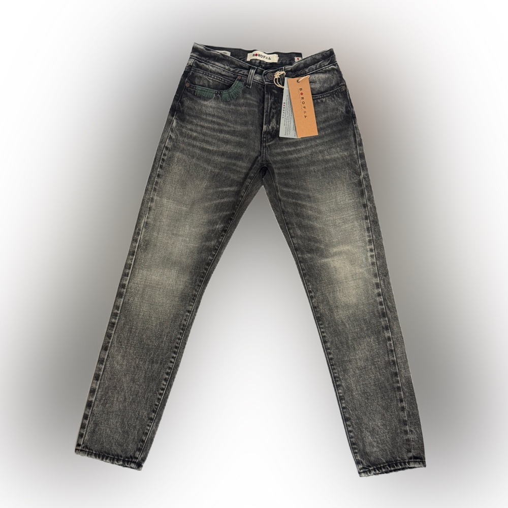 Boro Jeans Women’s NWT 100% Cotton Mid Rise Tapered Style Sapporo